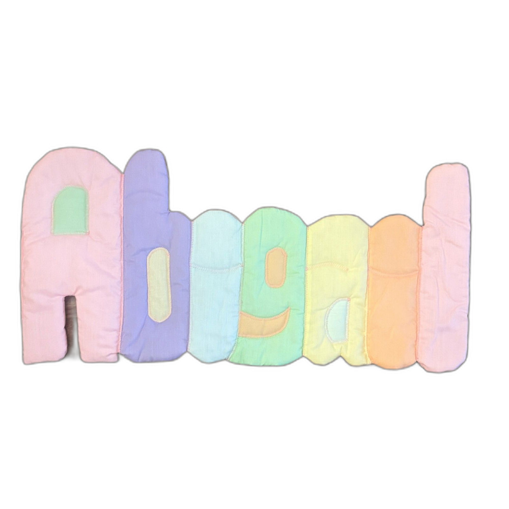 Vintage Laurie Love Creates Pastel Abigail Name Wall Hanging Tapestry Decoration